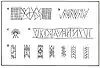 Inscribed symbols from Skara Brae