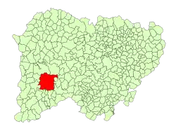 Location in Salamanca