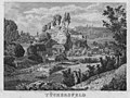 Tüchersfeld, 1834 steel engraving by Conrad Wießner