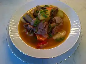 Türlü with veal