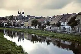 Jewish Quarter of Třebíč with St. Procopius Basilica in the background