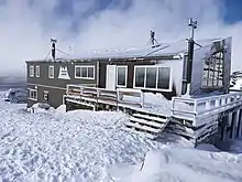 Tukino Lodge owned and operated by the Tukino Alpine Sports Club, one of three lodges at Tukino Skifield