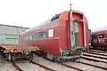 First Class Buffet Trailer Car TBR 856 in storage at Broadmeadow Locomotive Depot