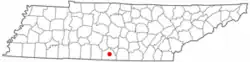 Location of Mimosa, Tennessee