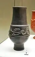 Terra nigra relief-decorated vase from Cologne