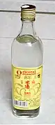 A bottle of Chinese cooking mijiu