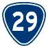 Provincial Highway 29 shield}}