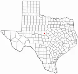 Location of Bangs, Texas