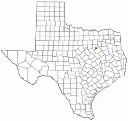 Location of Bardwell, Texas