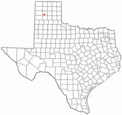 Location of Bishop Hills, Texas