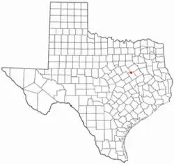 Location of Coolidge, Texas