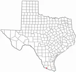 Location of La Casita-Garciasville, Texas