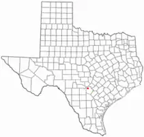 Location of Grey Forest, Texas