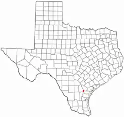 Location of Lakeshore Gardens-Hidden Acres, Texas