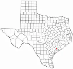 Location of Lolita, Texas