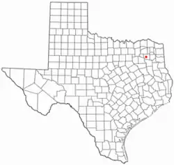 Location of Quitman, Texas