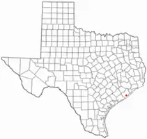 Location of Richwood, Texas