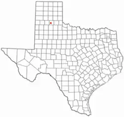 Location of Silverton, Texas