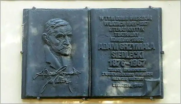 In memoriam plaque