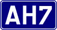 Asian Highway 7 shield