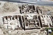 Ruins of buildings at Siraf