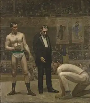 Taking the Count (1898) by Thomas Eakins, Yale University Art Gallery.