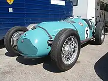 Talbot-Lago T26C driven by Rosier and Fangio