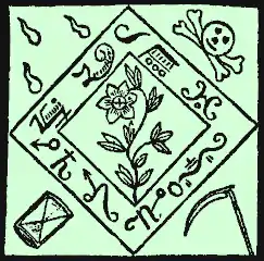 Talisman design from an 18th-century French grimoire