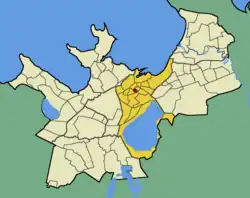 Sibulaküla within the district of Kesklinn (Midtown).