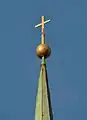 Spire with cross