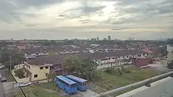 Taman Inderawasih and the vicinity residential high rise in Perai