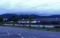 The Titiwangsa Mountains at blue hour, seen from Taman Sri Rembau