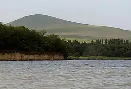 Lake Tambukan is partially located in Zolsky District