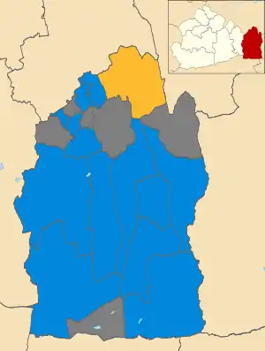 2010 results map