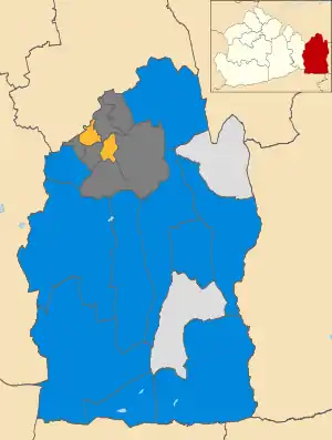 2011 results map