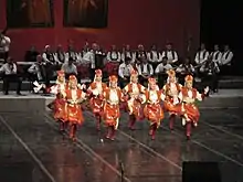 Female folk dance performed by Tanec