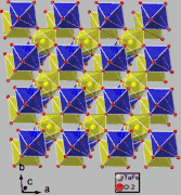 Crystal structure of tapiolite.