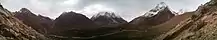 panoramic view of Tapovan from 100 metres above