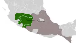 Location of Purepecha