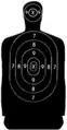 Human silhouette targets are commonly used for military, police and civilian firearms training.