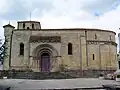 South façade and doorway to the church (June 2013)