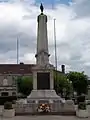 Monument to the dead in front of Saint-Romain church (June 2013)