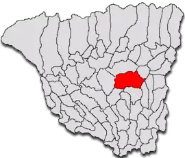 Location in Gorj County