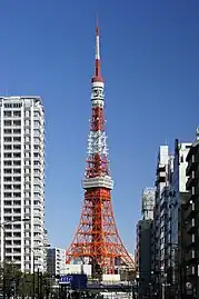 Tokyo Tower in Tokyo, Japan