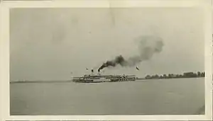 Tashmoo on Lake St Claire, 1922