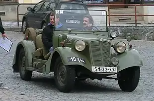 Doorless Kübelwagen unit