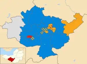 2011 results map