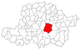 Location in Arad County