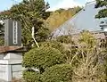 Birthplace in Aki (Oita prefecture) with memorial stone