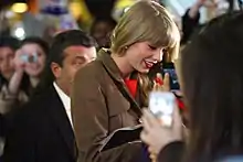 Taylor Swift at a GMA event